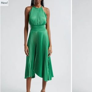 New A.L.C. Renzo Ii Midi Dress Women's Green
